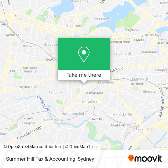 Summer Hill Tax & Accounting map