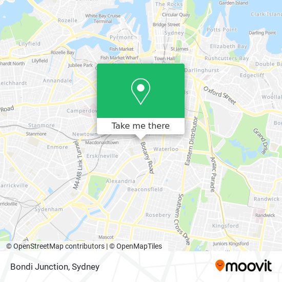 Bondi Junction map