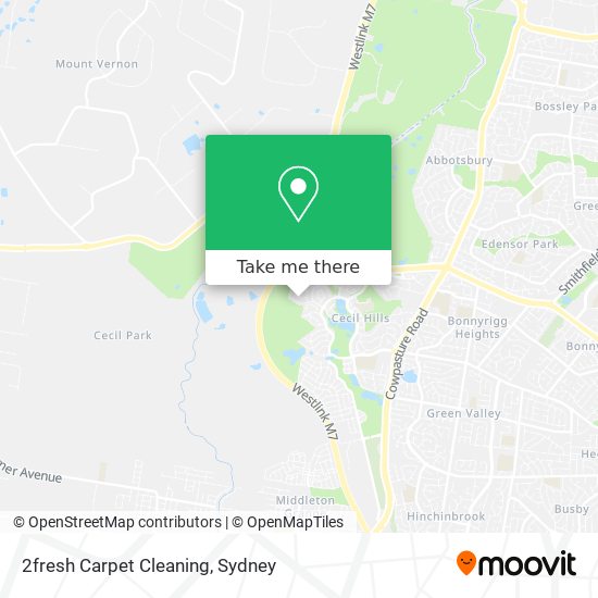 2fresh Carpet Cleaning map