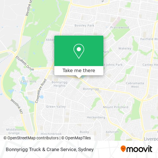 Bonnyrigg Truck & Crane Service map