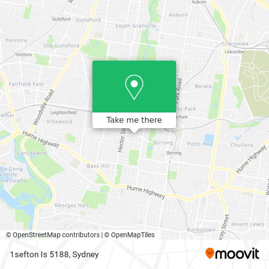 1sefton Is 5188 map