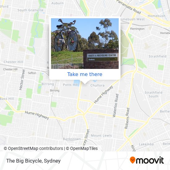 The Big Bicycle map