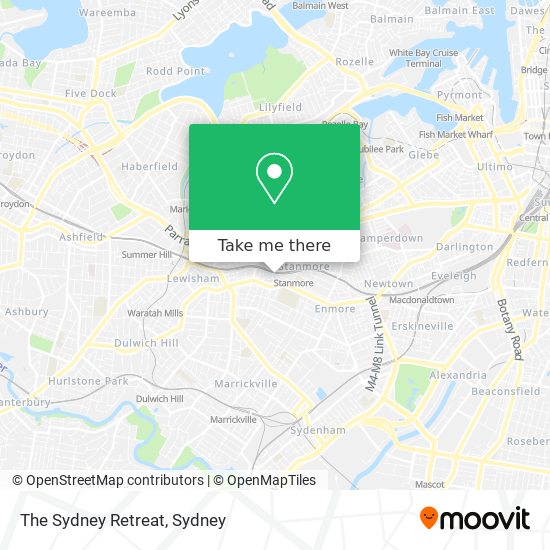 The Sydney Retreat map