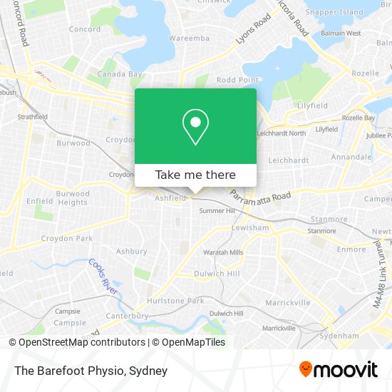 The Barefoot Physio map