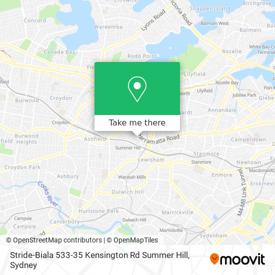 Stride-Biala 533-35 Kensington Rd Summer Hill map