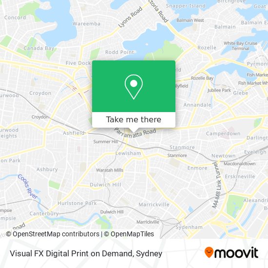 Visual FX Digital Print on Demand map