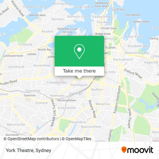 York Theatre map