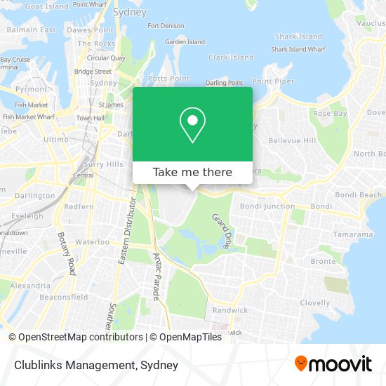 Mapa Clublinks Management