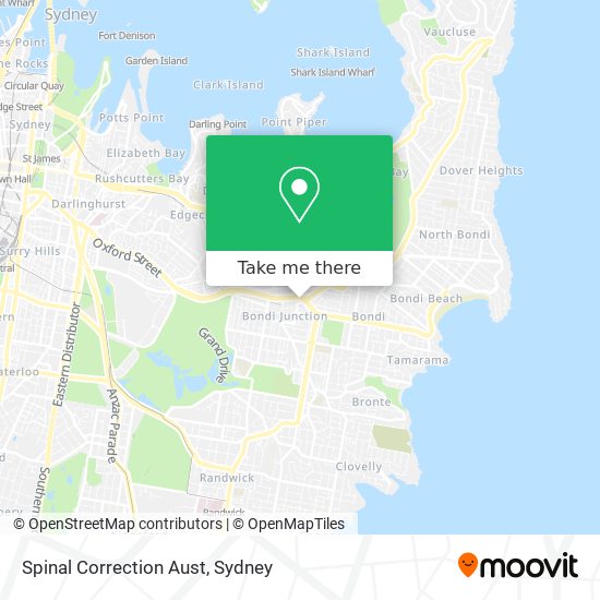 Spinal Correction Aust map