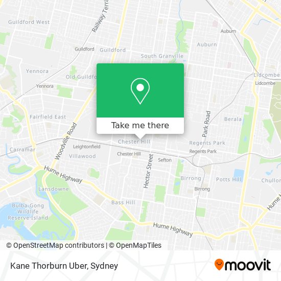 Kane Thorburn Uber map