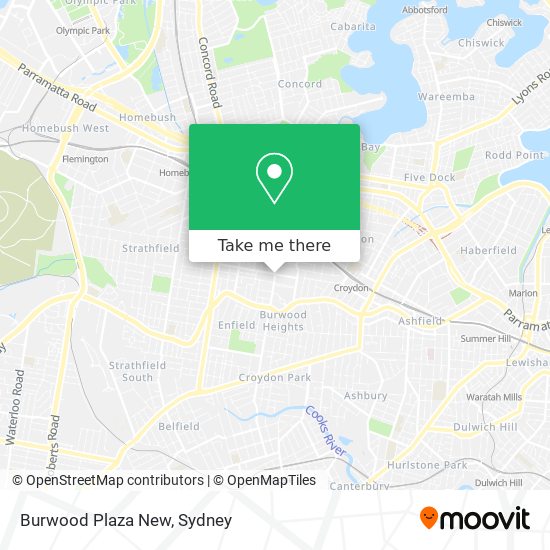 Mapa Burwood Plaza New