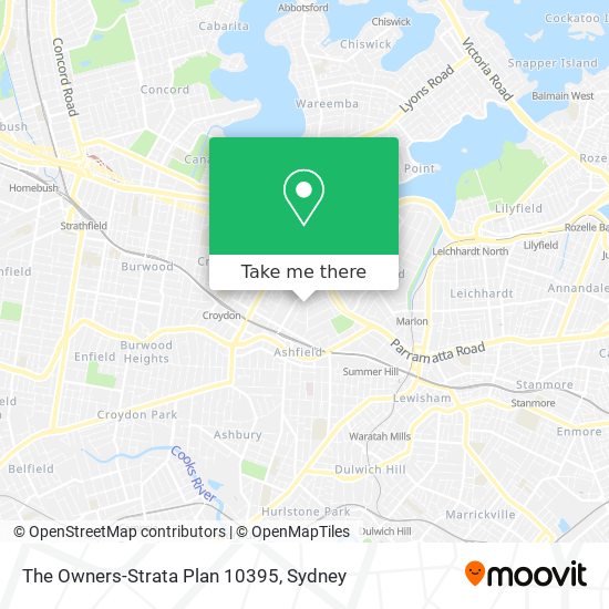 Mapa The Owners-Strata Plan 10395