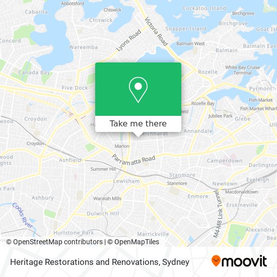 Heritage Restorations and Renovations map