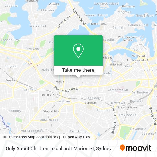 Only About Children Leichhardt Marion St map