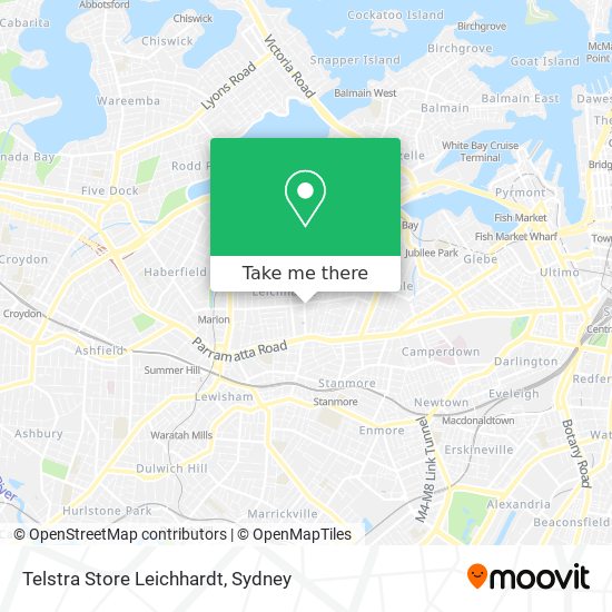 Telstra Store Leichhardt map