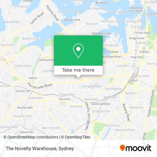 Mapa The Novelty Warehouse