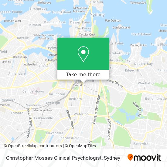 Mapa Christopher Mosses Clinical Psychologist