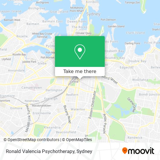 Mapa Ronald Valencia Psychotherapy