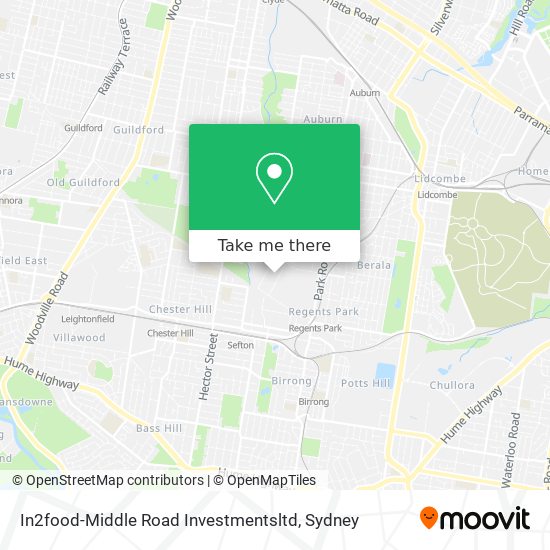 Mapa In2food-Middle Road Investmentsltd