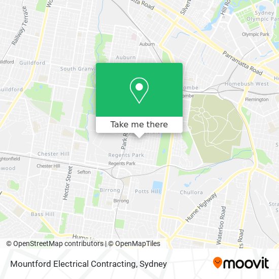 Mountford Electrical Contracting map