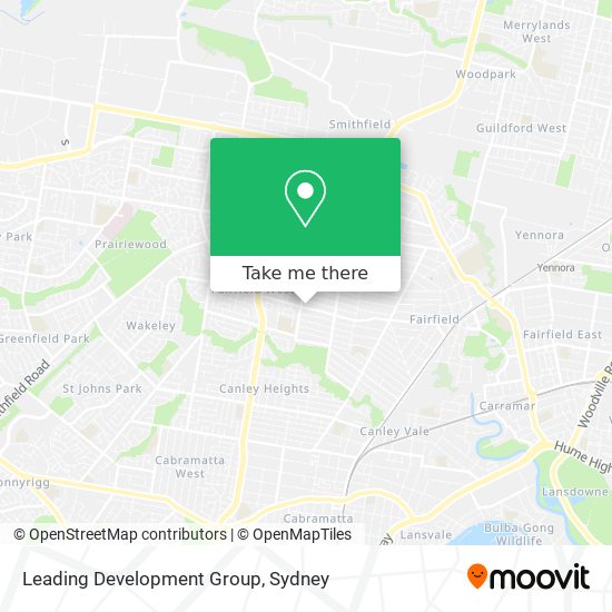 Leading Development Group map