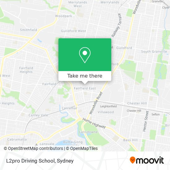 L2pro Driving School map