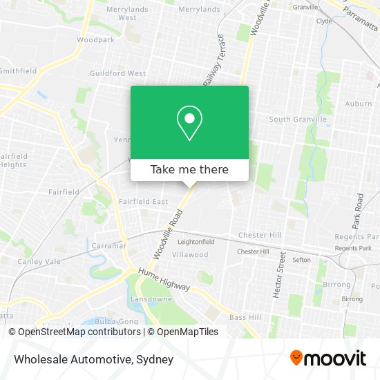 Wholesale Automotive map