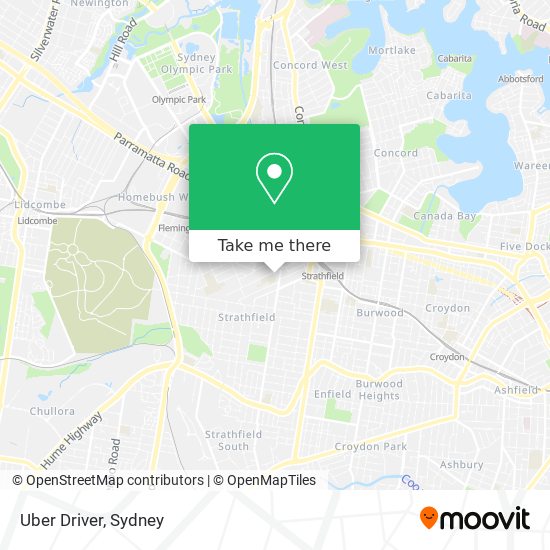 Uber Driver map