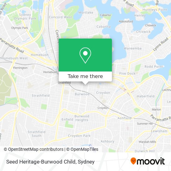 Seed Heritage-Burwood Child map