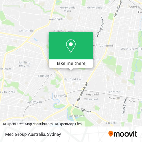 Mec Group Australia map