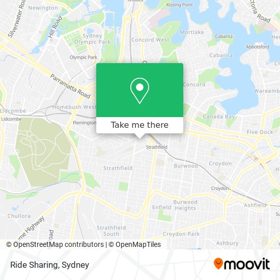 Mapa Ride Sharing