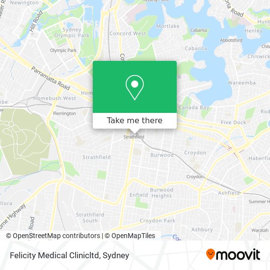 Felicity Medical Clinicltd map