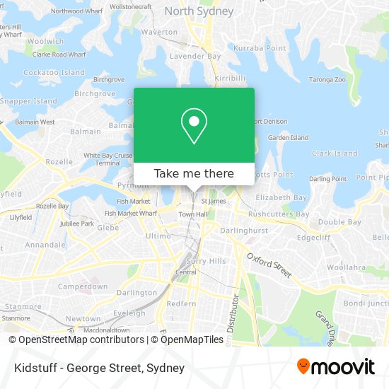Kidstuff - George Street map