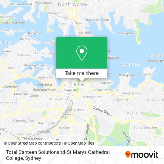 Mapa Total Canteen Solutionsltd-St Marys Cathedral College