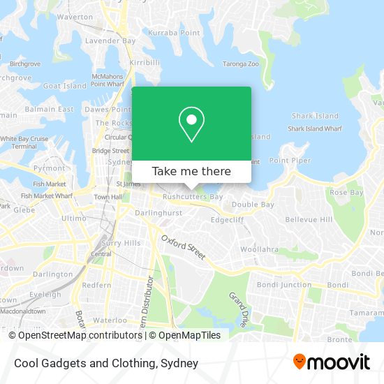 Cool Gadgets and Clothing map