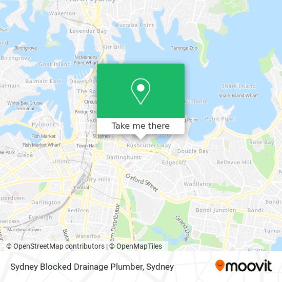 Mapa Sydney Blocked Drainage Plumber