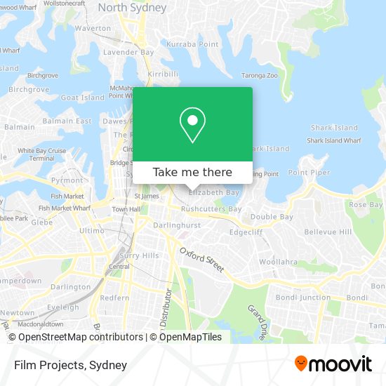 Film Projects map