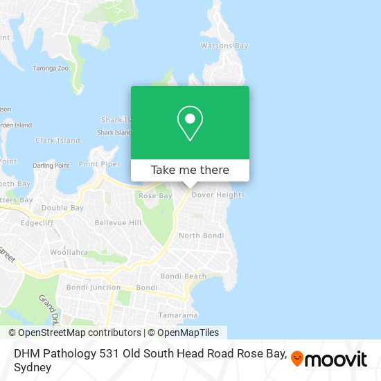 DHM Pathology 531 Old South Head Road Rose Bay map