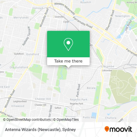 Antenna Wizards (Newcastle) map