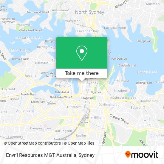 Envr'l Resources MGT Australia map