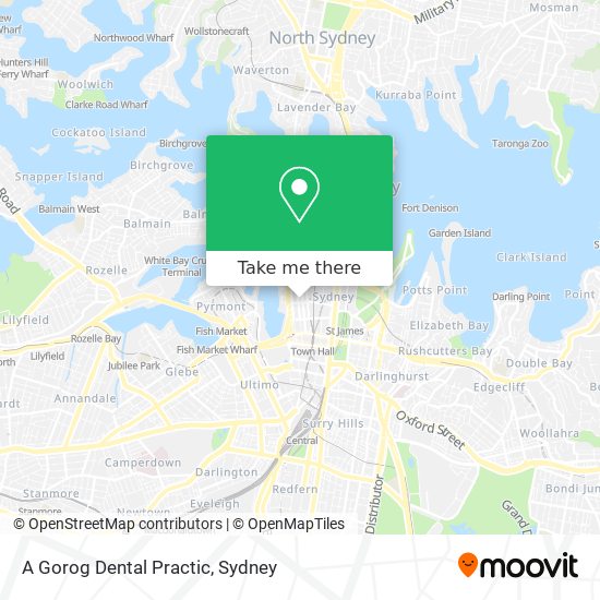 A Gorog Dental Practic map