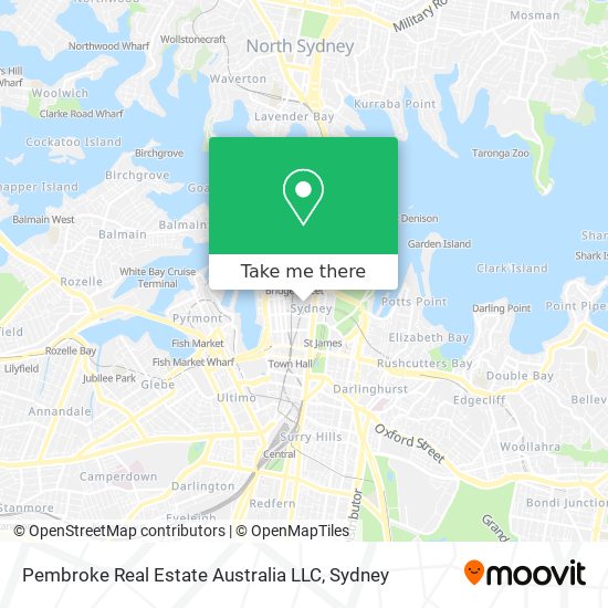 Pembroke Real Estate Australia LLC map