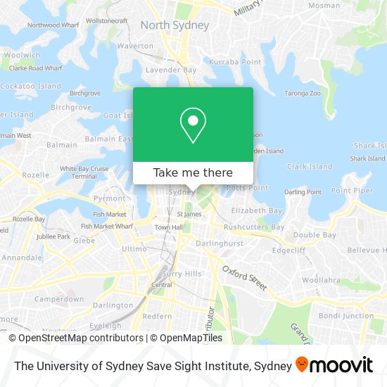 The University of Sydney Save Sight Institute map