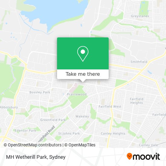 MH Wetherill Park map
