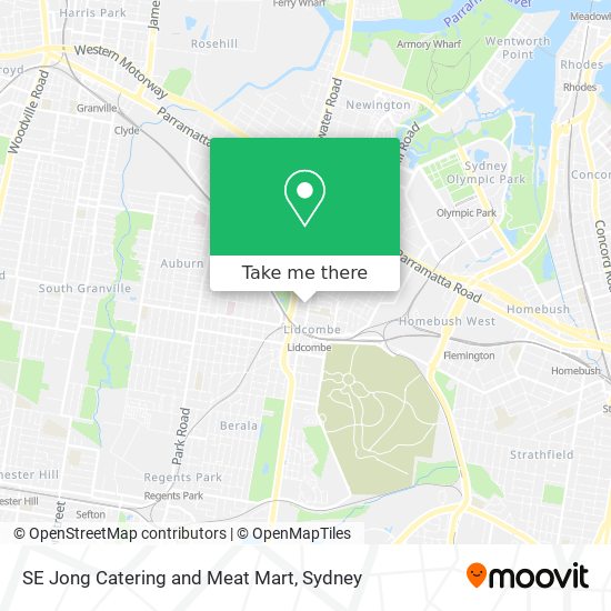 SE Jong Catering and Meat Mart map