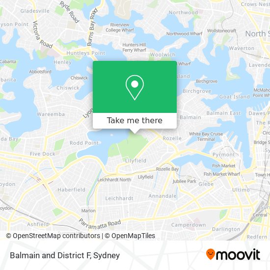 Balmain and District F map