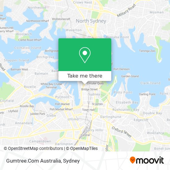 Gumtree.Com Australia map