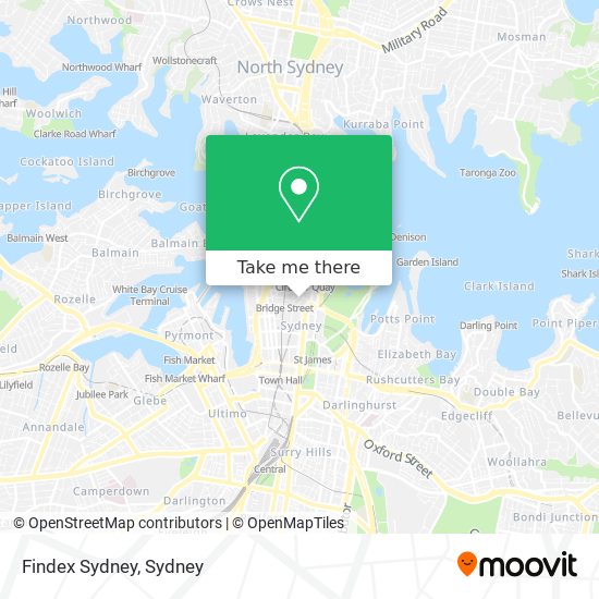 Findex Sydney map
