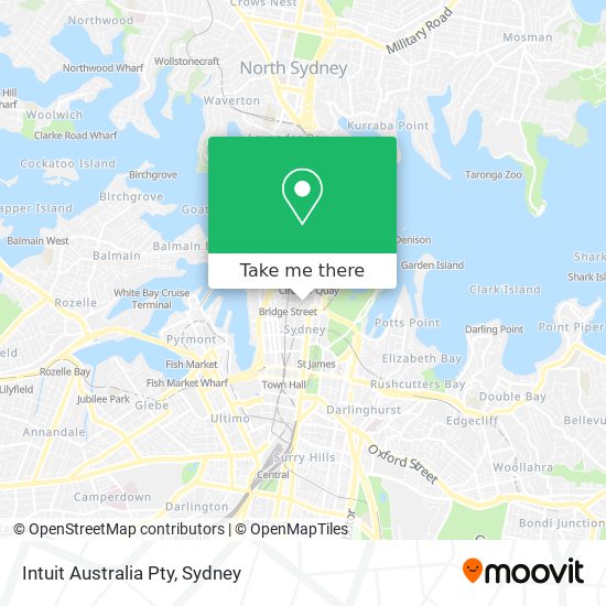 Intuit Australia Pty map