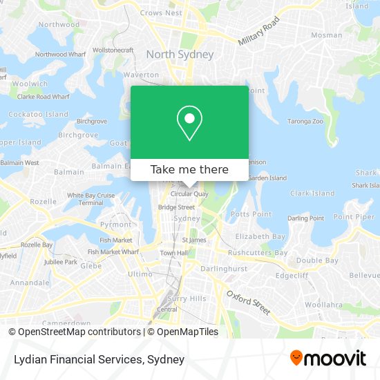 Mapa Lydian Financial Services